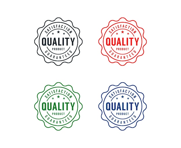 guaranteed quality product stamp logo design