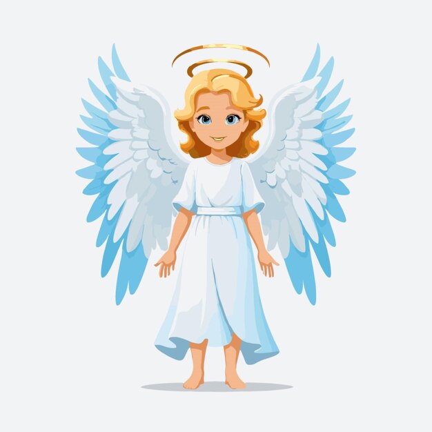 Guardian Angel vector on white background