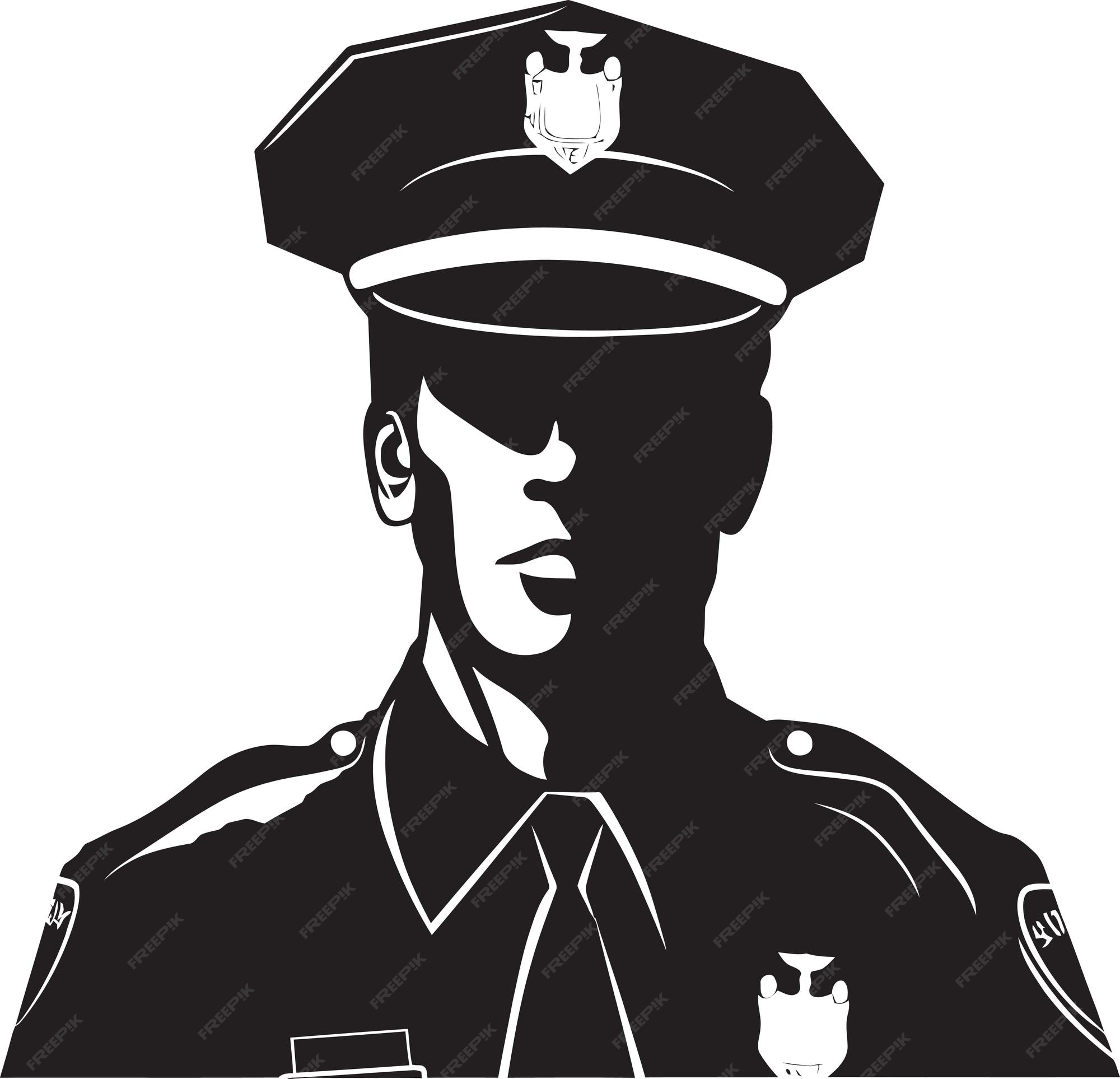 Premium Vector | Guardians of the peace vector art of police officers 