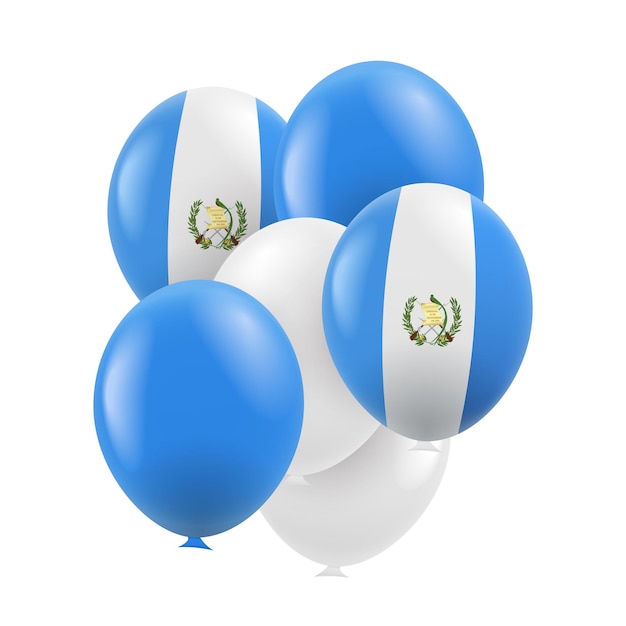 Guatemala Independence Day Balloons