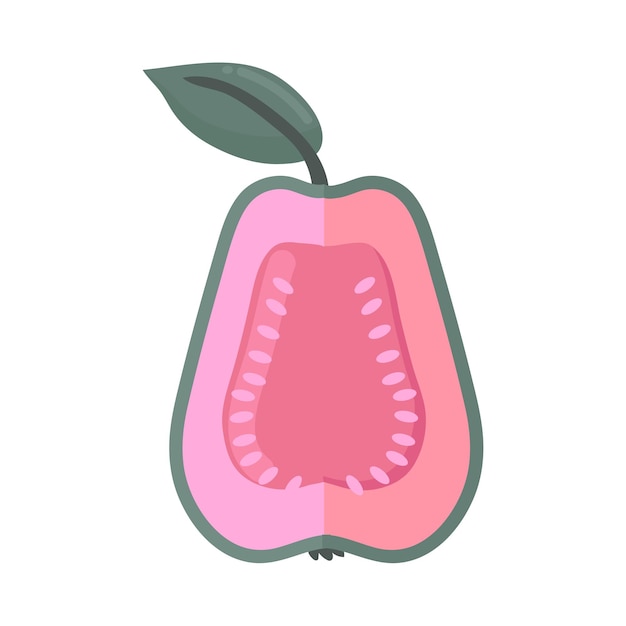 Guava icoon clipart avatar logotype geïsoleerde vector illustratie