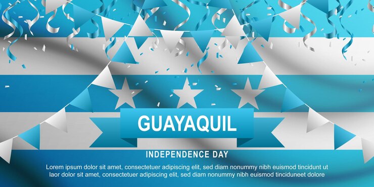 Guayaquil Independence Day background