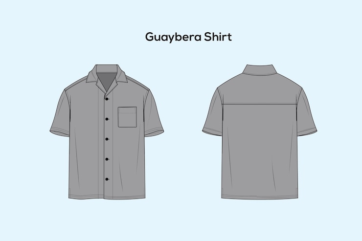 Vector guaybera shirt