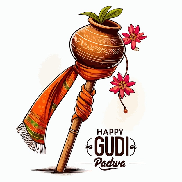 Gudi Padwa Lunar New Year viering in Maharashtra van India