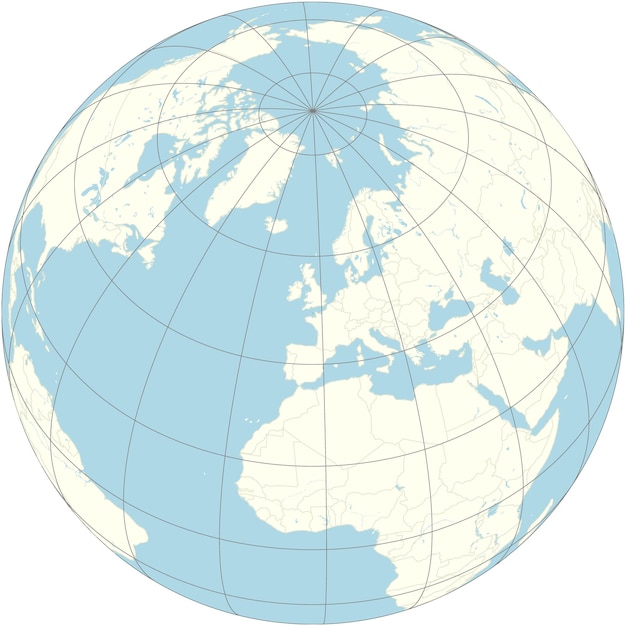 Vector guernsey centered on the orthographic projection of the world map emphasizing its unique status in t