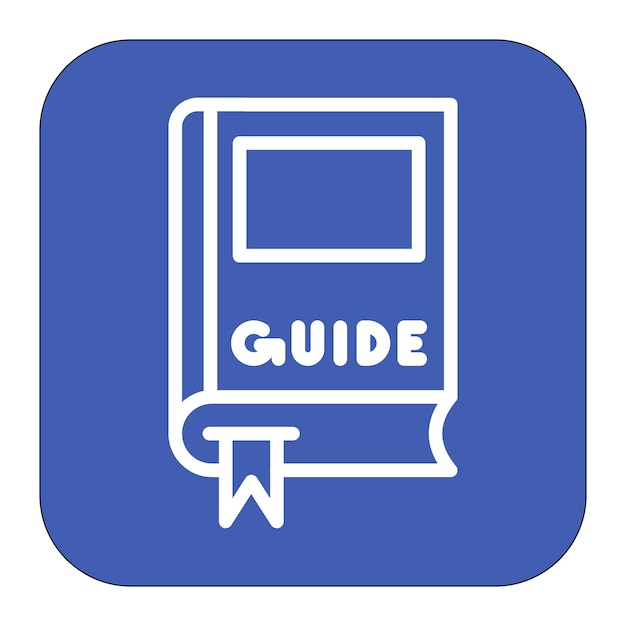 Guide icon vector image Can be used for Lifestyles