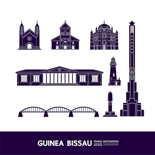 Векторная иллюстрация Гвинеи-Бисау.