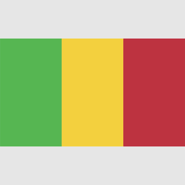 Vector guinea flag vector and jpg file