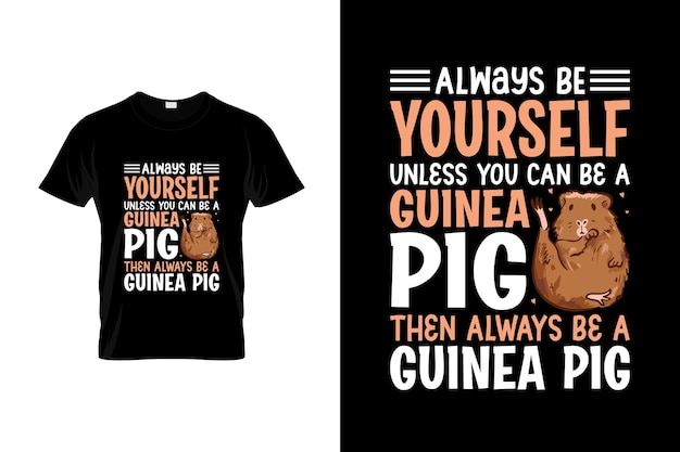 Guinea Pig Tshirt design