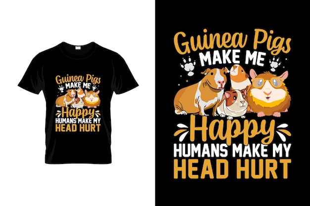 Guinea Pig Tshirt design