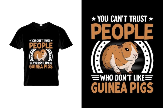 Guinea pig tshirt design