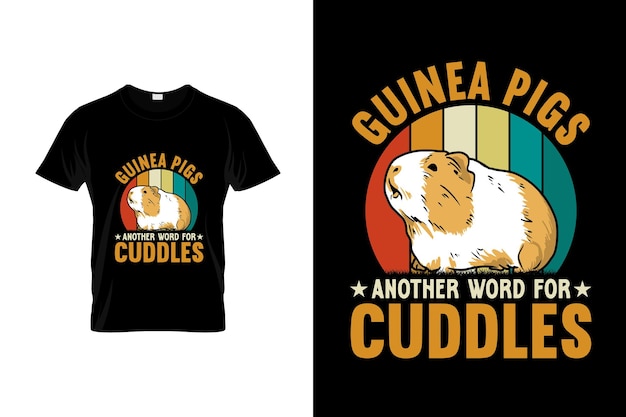 Guinea pig tshirt design