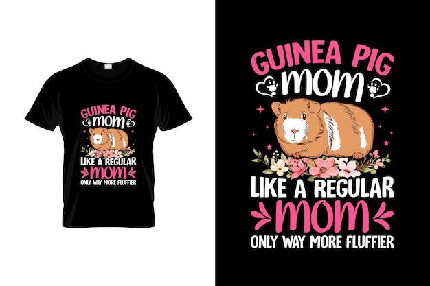 Guinea pig tshirt design