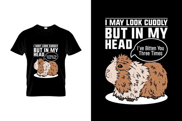 Guinea pig tshirt design