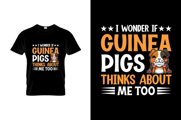 Guinea pig tshirt design