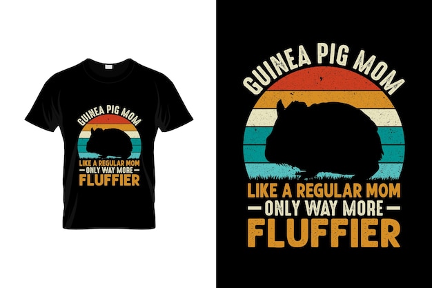 Guinea pig tshirt design