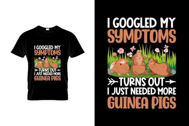 Guinea pig tshirt design