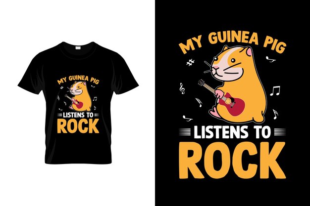 Guinea pig tshirt design