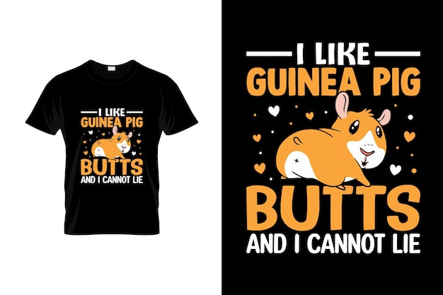 Guinea pig tshirt design