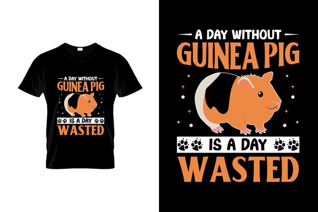 Guinea pig tshirt design