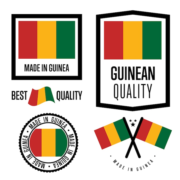 Guinee kwaliteitslabel set