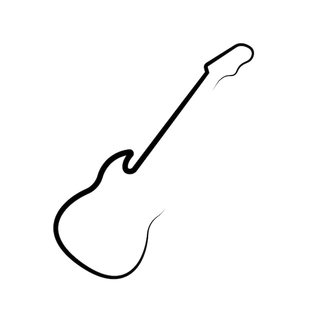 Vector guitar icon