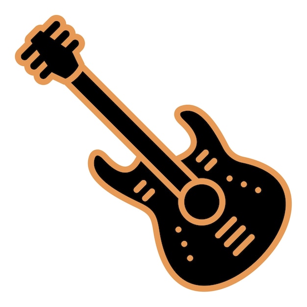 Vector guitar icon