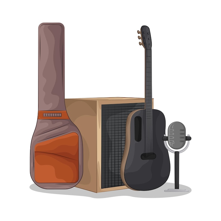 Vector guitar illustration