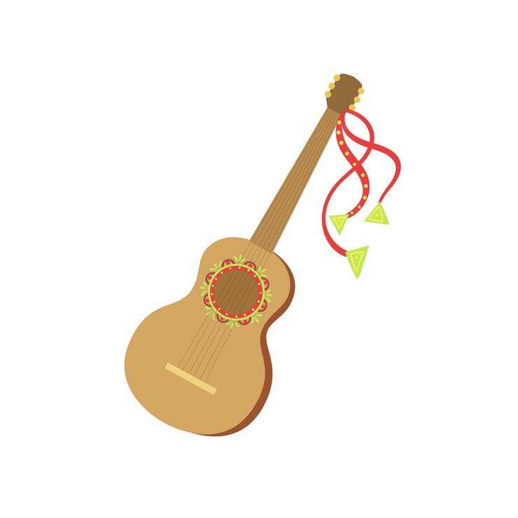 वेक्टर guitar mexican culture symbol