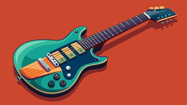 guitar vector graphics illustration EPS source file format lossless scaling icon design