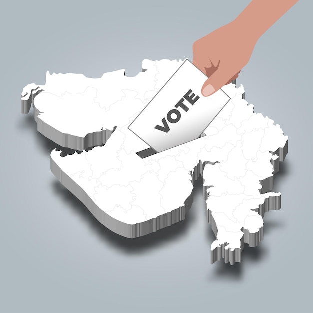 인도 구자라트 주에 대한 구자라트 선거 캐스팅 투표