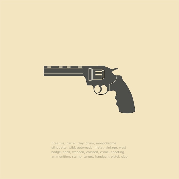 Gun icon illustrations