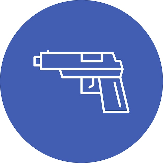 Gun icon vector image Can be used for Wild West