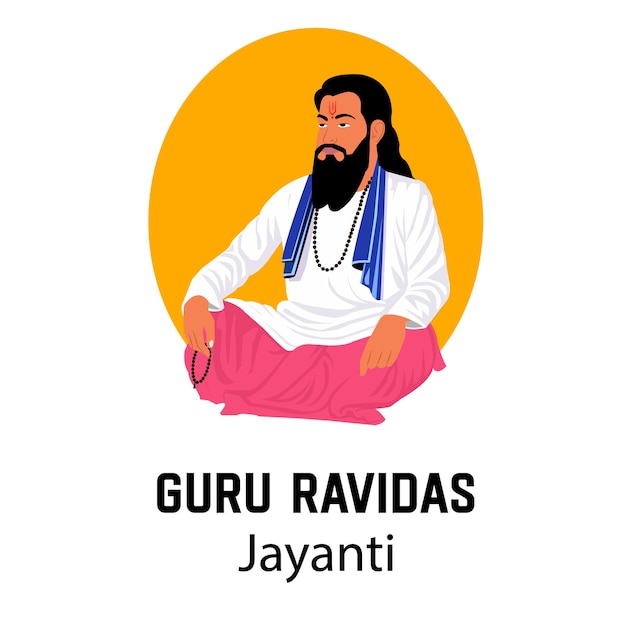 Guru Ravidas Jayanti vectorillustratie