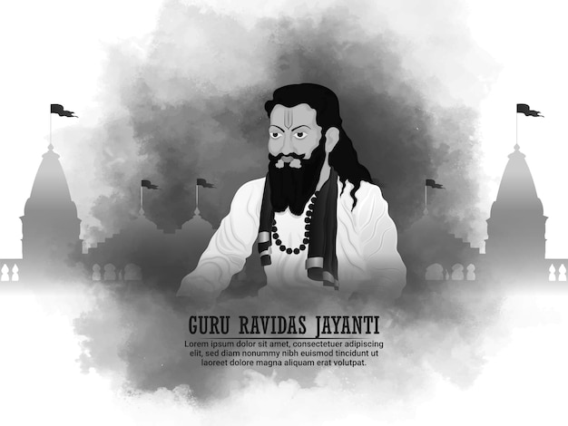 Guru ravidas jayanti viering wenskaart