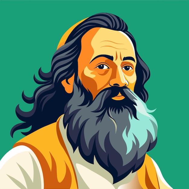 Vector guru ravidas jyanti illustratie