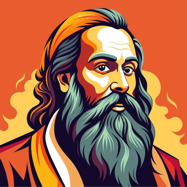 Vector guru ravidas jyanti illutration