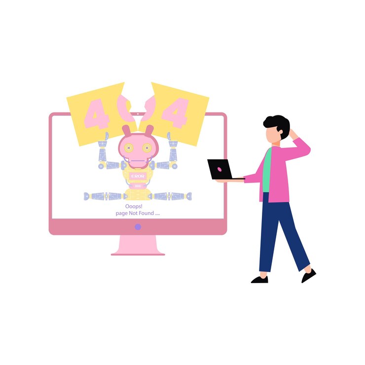 Vector 이 사람은 화면에 404 오류를 표시하고 있습니다.