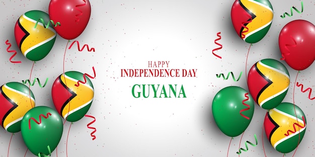 Sfondo del giorno dell'indipendenza della guyana