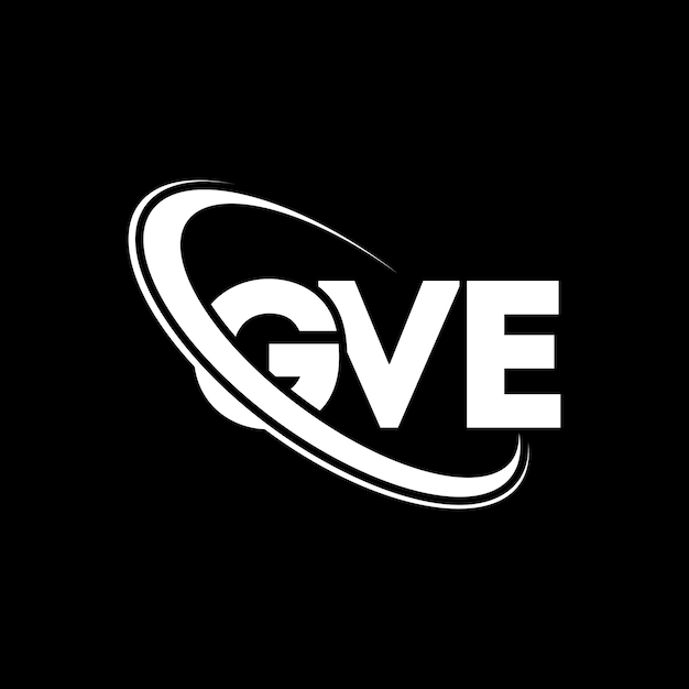 Логотип GVE GVE буква GVE буква дизайн логотипа Инициалы логотипа GVE, связанный с кругом и заглавными буквами, логотип GVE типография для технологического бизнеса и бренда недвижимости