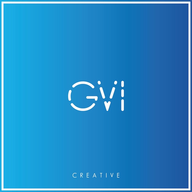 GVI Premium Vector laatste Logo Design Creatief Logo Vector Illustratie Monogram Minimaal Logo