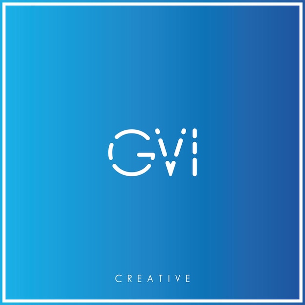 GVI Premium Vector latter Logo Design Creative Logo Vector Illustration Monogram Minimal Logo