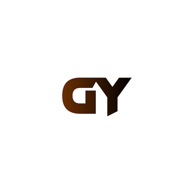 Vector gy letter logo