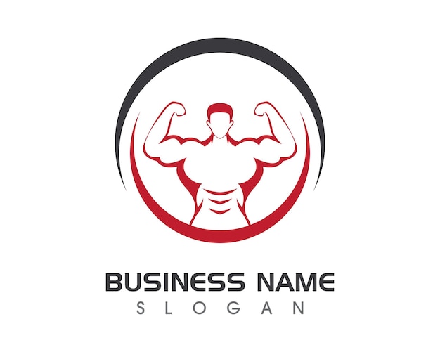 Gym Badge Fitness Logo Design