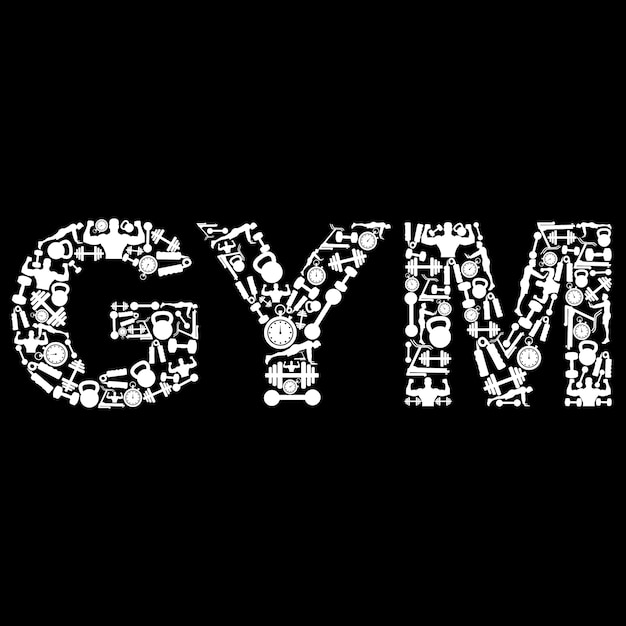 Gym belettering