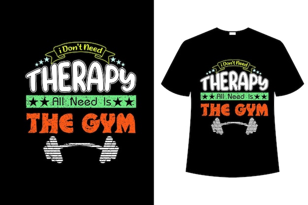 Gym beste T-shirtontwerp