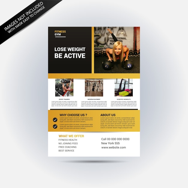 Gym cover template