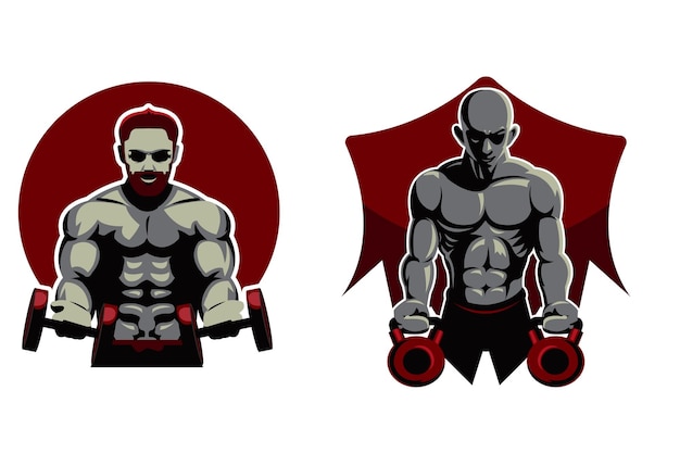 Gym design vector illustration