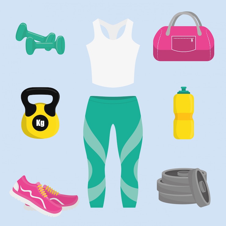 Vector gym digitaal ontwerp.