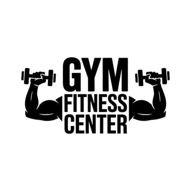 Gym Fitness Center Logo